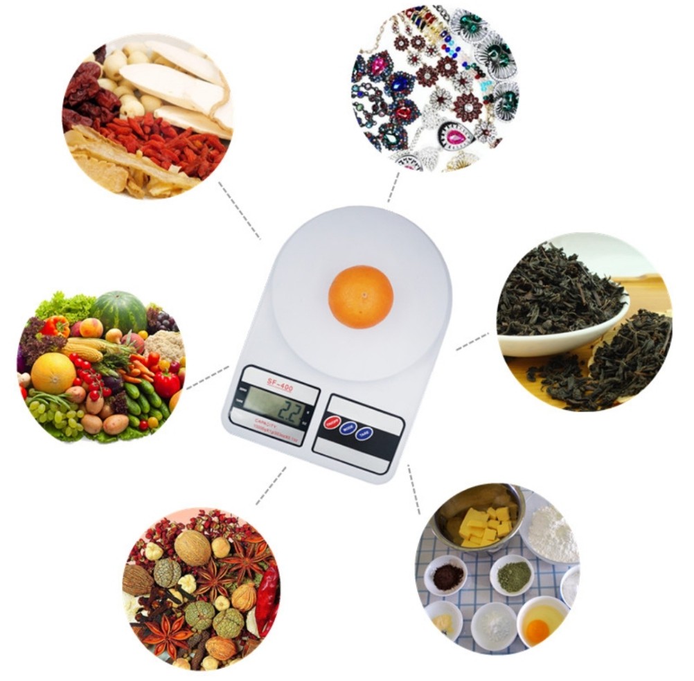 میزان رقمي حساس 10 كيلو - بخاصية عدم حساب وزن الصح أو ايشي لا ترغب بوزنه