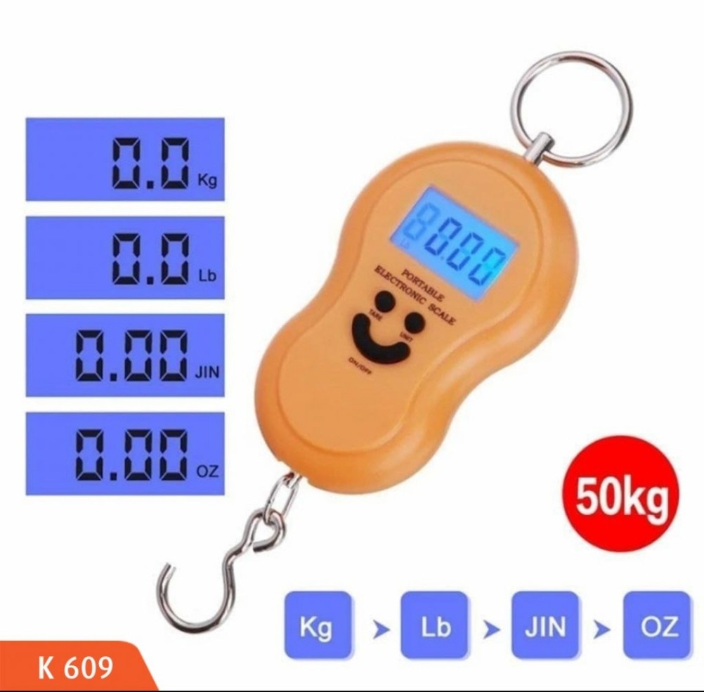 میزان الكتروني - 50- كيلو بشاشة ديجيتال للشنط والاكياس