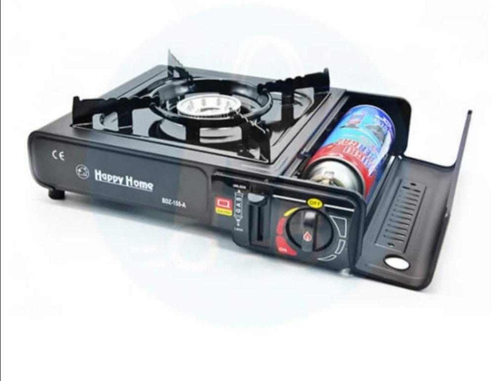 شولة طبخ سفري ومنزلي بشنطه ومدخلين غاز - للعلب السفري - 2 لدبة المنزل ستيل وباشعال ذاتي