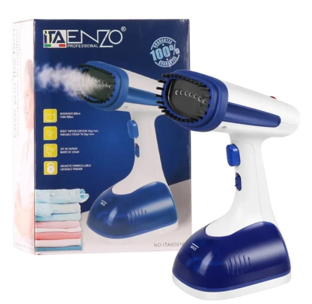 أحدث كاوية بخار ايطالي بتسخين  سريع 45 ثانيه من ENZO  ضمان 12 شهر .. 1200 وات